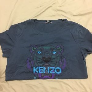 KENZO top BLUE TIGER